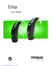 Phonak Una User Manual
