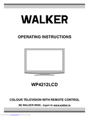 Walker WP4212LCD Operating Instructions Manual