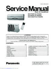 Panasonic Cu V12ckp5 Manuals Manualslib