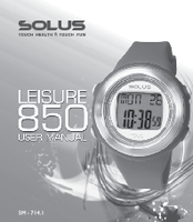 Solus Leisure 850 User Manual