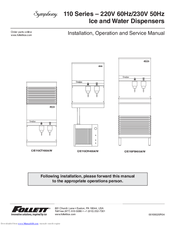Follett Symphony C110CT400A/W Installation, Operation And Service Manual