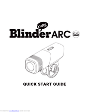 Knog BlinderARC 5.5 Quick Start Manual