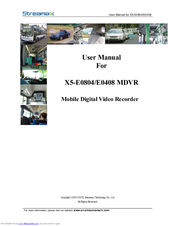 Streamax X5-E0804 User Manual