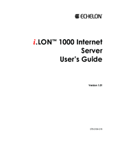 Echelon i.LON 1000 User Manual