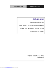 Aaeon TKS-G21-CV05 Manual