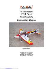 Value Hobby F3A Oasis Instruction Manual