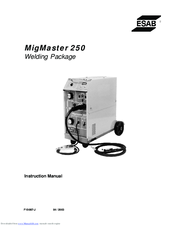 ESAB MIGMASTER 250 Instruction Manual