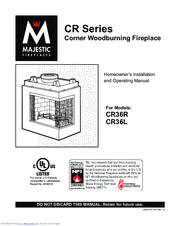 Majestic CR36R Homeowner's Installation & Operating Manual