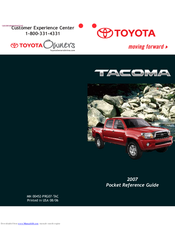 Toyota Tacoma 2007 Pocket Reference Manual