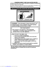 Lochinvar RPD-I-S User Manual