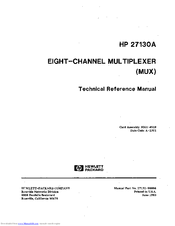 HP 27130A Technical Reference Manual