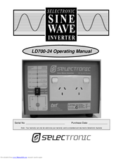 Selectronic LD700-24 Operating Manual