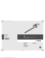 Bosch AHS 480-24T Original Instructions Manual