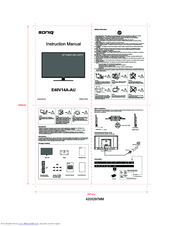 Soniq E40V14A-Au Instruction Manual