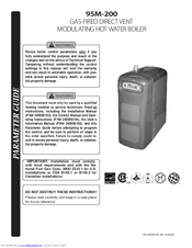 Quantum 95M-200 Parameter Manual