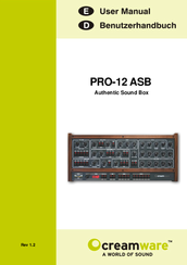 CreamWare PRO-12 ASB User Manual