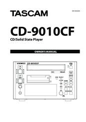 Tascam CD-9010CF Owner's Manual