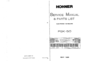 Hohner PSK-50 Service Manual & Parts List