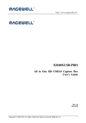 Magewell XI100XUSB-PRO User Manual