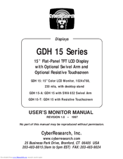 CyberResearch GDH 15-T User Manual