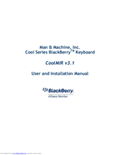 Man & Machine CoolMIR User And Installation Manual