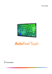promethean ActivPanel Touch Quick Reference Manual