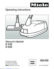 Miele S 658 Operating Instructions Manual