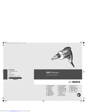 Bosch GSR Professional 6-60 TE Original Instructions Manual