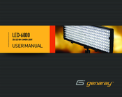 Genaray LED-6800 User Manual