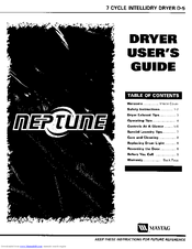 Maytag D-5 User Manual