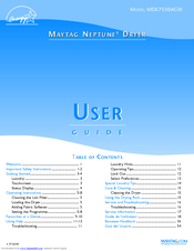Maytag Neptune MDE7550AGW User Manual