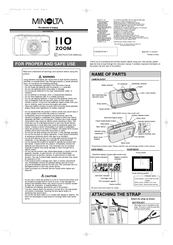 Minolta 110 ZOOM Instruction Manual