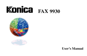 Konica Minolta Fax 9930 User Manual