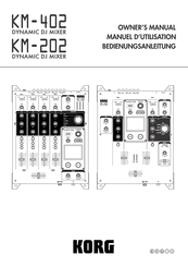 Korg KM-402 Owner's Manual