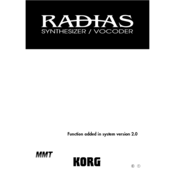 Korg MMT RADIAS User Manual