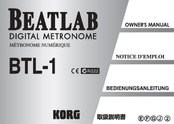 Korg BeatLab BTL-1 Owner's Manual