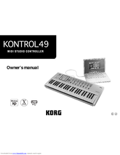 Korg KONTROL49 Owner's Manual