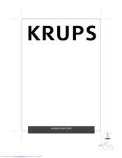 Krups HOME CAFE KP1000 User Manual