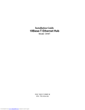 KTI Networks DH-8T Installation Manual