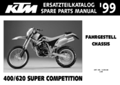 KTM 620 SUPER COMPETITION 1999 Spare Parts Manual