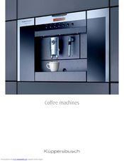 Kuppersbusch cafe profi EKV 6600.0 Training Manual