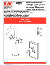 KWC QBIX-ART 12.251.171.006 Installation And Service Instructions Manual