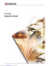 Kyocera EP C320DN Operation Manual