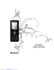 Kyocera Jax S1300 User Manual