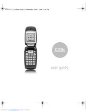 Kyocera Milan KX9 User Manual