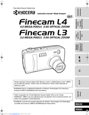 Kyocera Finecam L4 Instruction Manual