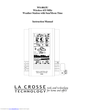 La Crosse Technology WS-8015U Instruction Manual