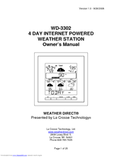 WEATHER DIRECT Weather Direct WD-3302 Owner's Manual