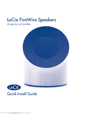 LaCie 108540 - FireWire Speakers PC Multimedia Quick Install Manual