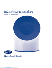 LaCie Speaker Quick Install Manual